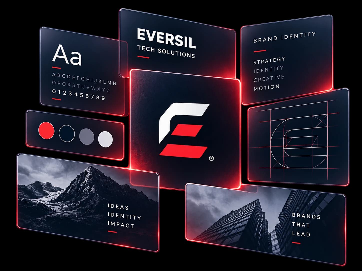 Brand Experience — typography, colour palette, logo construction and brand imagery